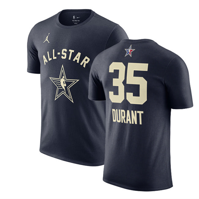 2024 All-Star #35 Kevin Durant Navy T-Shirt Style 1