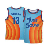 #13 aragon new tune squad jersey (heat pressed)