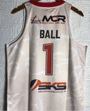 #1 ball slam hawks jersey white Style 1