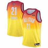 #21 Joel Embiid 2023 NBA All-Star Game Swingman Jersey - Orange
