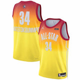 #34 Giannis Antetokounmpo 2023 NBA All-Star Game Swingman Jersey - Orange