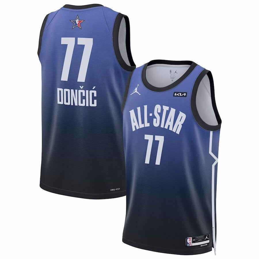 #77 Luka Doncic 2023 NBA All-Star Game Swingman Jersey - Blue