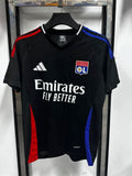 24-25 lyon away black soccer jersey size s-2xl Style 2