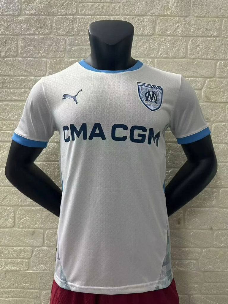 24-25 marseille home soccer jersey size s-2xl Style 2