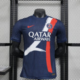 24-25 parissg special version blue soccer jersey Style 2