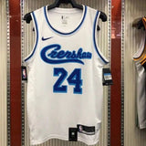 24 bryant lakers crenshaw jersey white Style 2