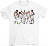 Ny Basketball Starting Brunson Towns Bridges Hart Anunoby Retro Tee (4)