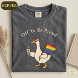 Off Proud Comfort Colors Pride Goose Lgbtq Rainbow Tee Pride Month Sweater Lesbian Gay Pride Human Rights Tee (4)