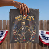 Usa 250 Year Tour Lincoln Playing Guitar 1776 2026 Patriotic 4th July Independence Day (4)