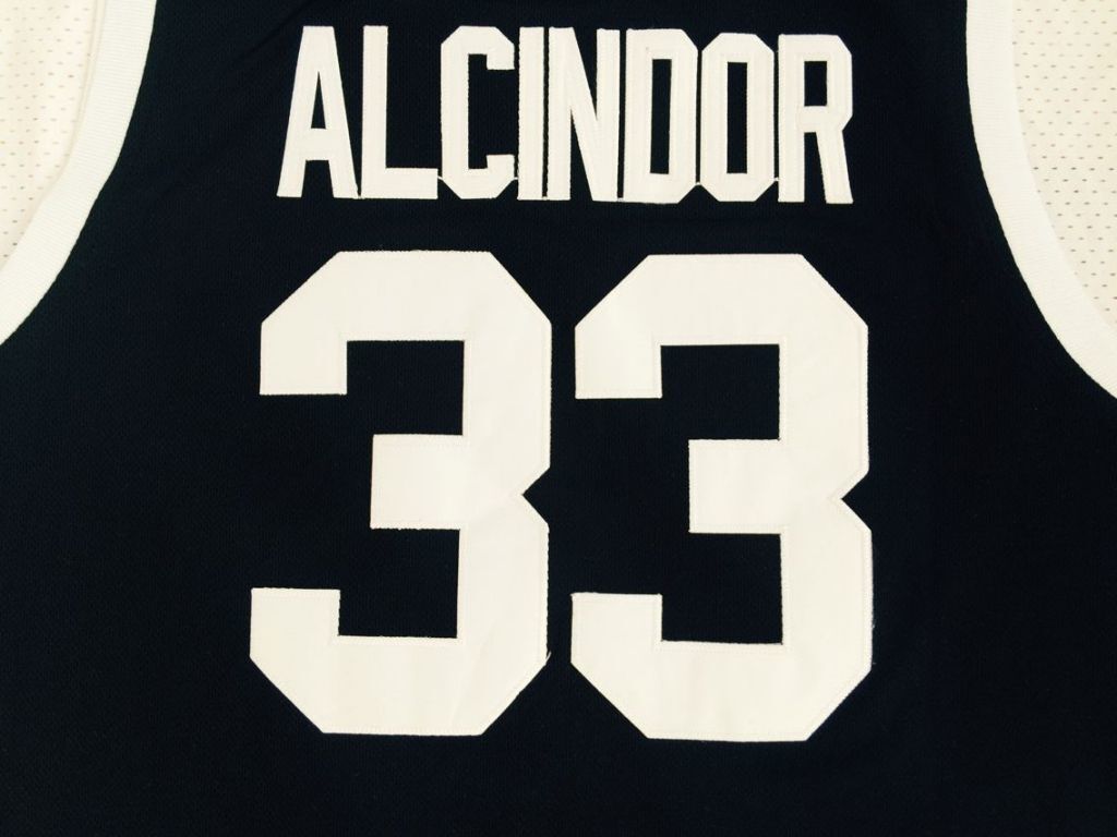 33 Kareem Abdul-Jabbar ·· Jabbar 33 # High School Black Jersey Style 3