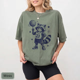 Raccoon Basketball Animal Hoops Tee Basketball Lover Unisex T-shirt, Sweatshirt, Hoodie (5)