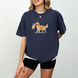 Golden Retriever American Flag Comfort Colors Golden Retriever 4th July Golden Mama Memorial Day Patriotic (5)