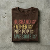 Personalized Dad Grandpa Father'S Day Husband Father Grandpa Legend Grandfather Custom Dates Dad Birthday (5)