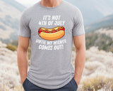 4th July It'S 4th July Until Wiener Comes Independence Day Tee 4th July Dog Lovers July 4th (5)