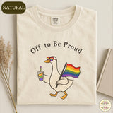 Off Proud Comfort Colors Pride Goose Lgbtq Rainbow Tee Pride Month Sweater Lesbian Gay Pride Human Rights Tee (5)