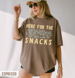 Comfort Colors Here Snacks Doodle Yay Team Go Sports Baseball Tee (5)