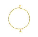 Classic Beaded Hearts, Stars & Smiles Waterproof Non-Tarnish Bracelets