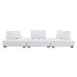 Saunter Tufted Fabric Fabric 3-Piece Sofa