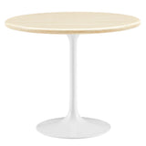 Lippa 36Ó Round Artificial Travertine  Dining Table