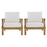 Marina 2 Piece Outdoor Patio Teak Set