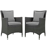 Sojourn 2 Piece Outdoor Patio Sunbrella¨ Dining Set