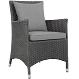 Sojourn 4 Piece Outdoor Patio Sunbrella¨ Dining Set