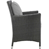 Sojourn 4 Piece Outdoor Patio Sunbrella¨ Dining Set
