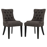 Regent Dining Side Chair Fabric Set of 2