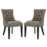 Regent Dining Side Chair Fabric Set of 2