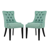 Regent Dining Side Chair Fabric Set of 2