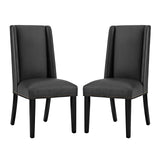 Baron Dining Chair Vinyl Set of 2