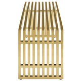 Gridiron Large Stainless Steel Bench