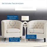 Prospect 2 Piece Upholstered Fabric Armchair Set