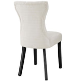 Silhouette Dining Side Chairs Upholstered Fabric Set of 2