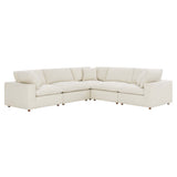 Commix Down Filled Overstuffed 5 Piece 5-Piece Sectional Sofa