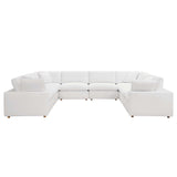 Commix Down Filled Overstuffed 8-Piece Sectional Sofa