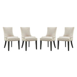 Marquis Dining Chair Fabric Set of 4