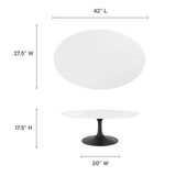 Lippa 42" Oval Coffee Table