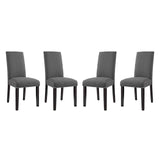 Parcel Dining Side Chair Fabric Set of 4