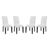 Parcel Dining Side Chair Vinyl Set of 4