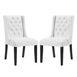 Baronet Dining Chair Vinyl Set of 2