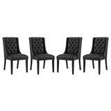 Baronet Dining Chair Vinyl Set of 4