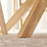Crossroads 71" Oval Wood Dining Table