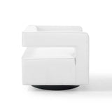 Booth Performance Velvet Performance Velvet Swivel Armchair