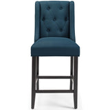 Baronet Counter Bar Stool Upholstered Fabric Set of 2