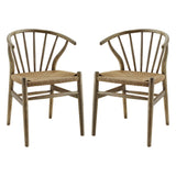 Flourish Spindle Wood Dining Side Chair Set of 2