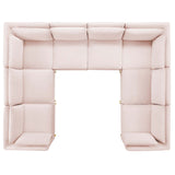 Ardent 8-Piece Performance Velvet Sectional Sofa