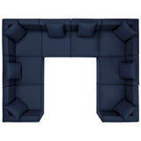 Saybrook Outdoor Patio Upholstered 8-Piece Sectional Sofa