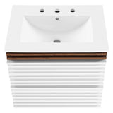 Render 24" Wall-Mount Bathroom Vanity