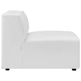 Mingle Vegan Leather Armless Chair